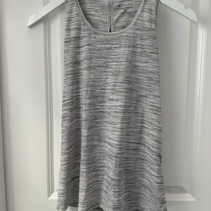 Athleta Gray Striped Women's Tank Top Size SP